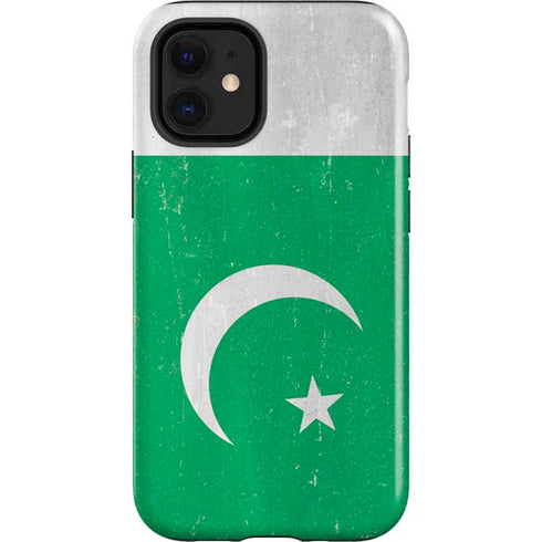 Pakistan Flag Distressed iPhone 12 Mini Impact Case
